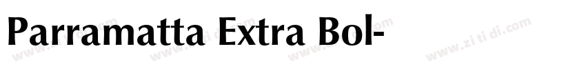 Parramatta Extra Bol字体转换 Parramatta Extra Bol字体转换